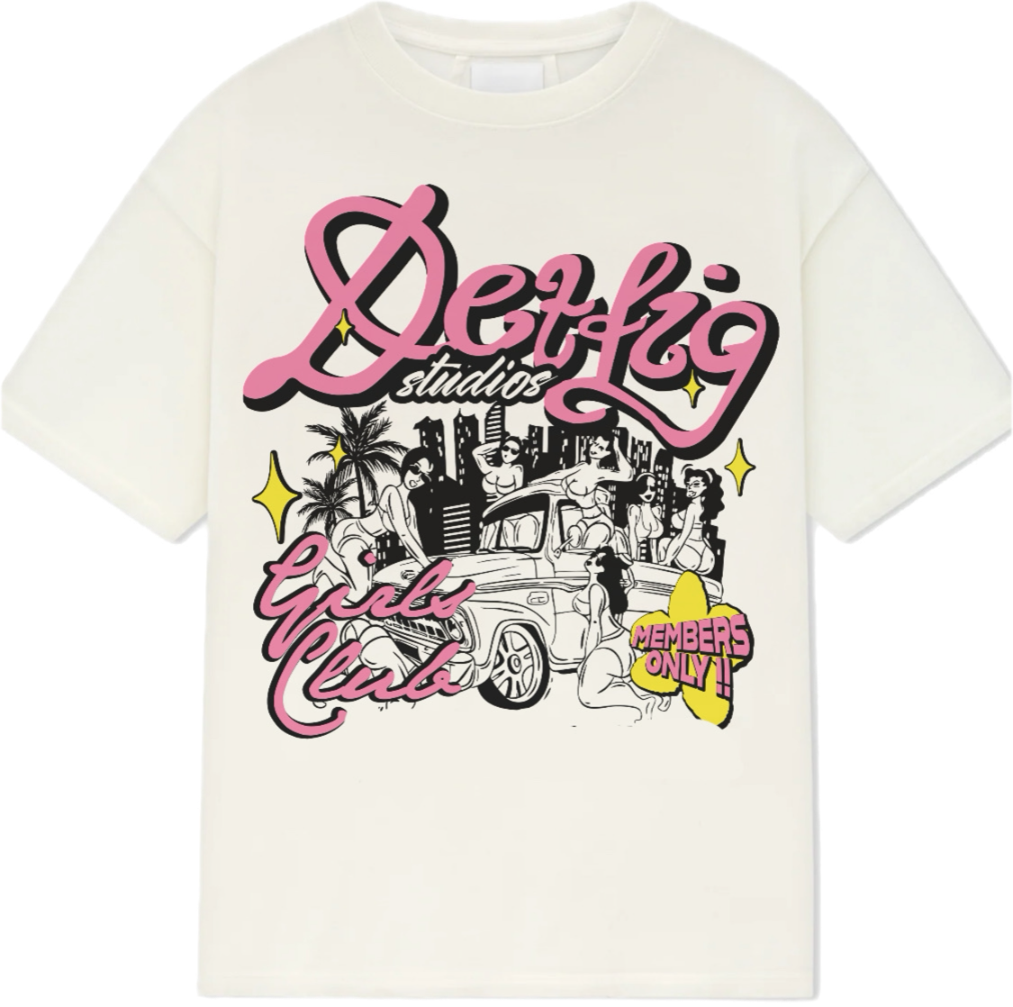 DETFIG “ GIRLS CLUB” T-SHIRT