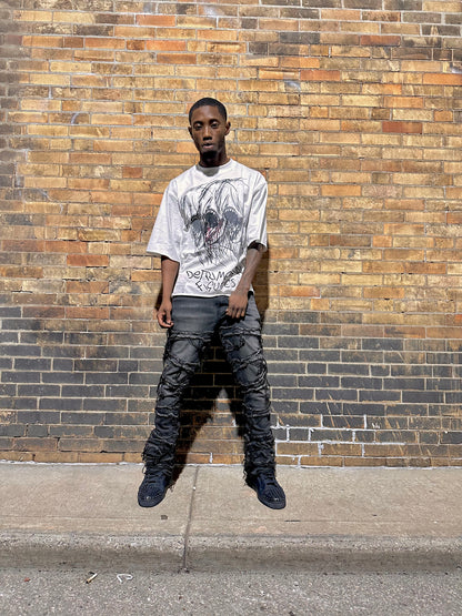 Detrimental Figures Oversized T-Shirt “ 3 Peat”