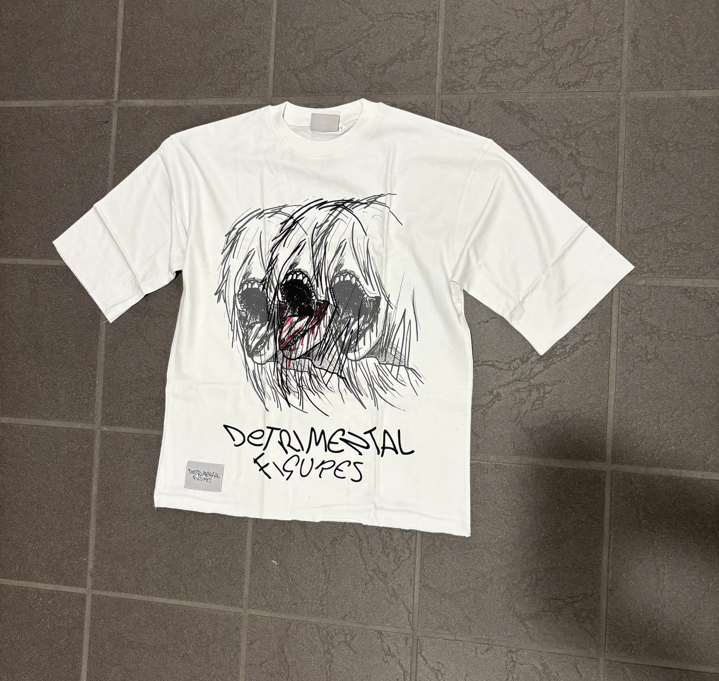 Detrimental Figures Oversized T-Shirt “ 3 Peat”
